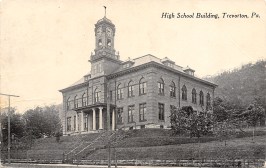 High School w/Clock & Belltower